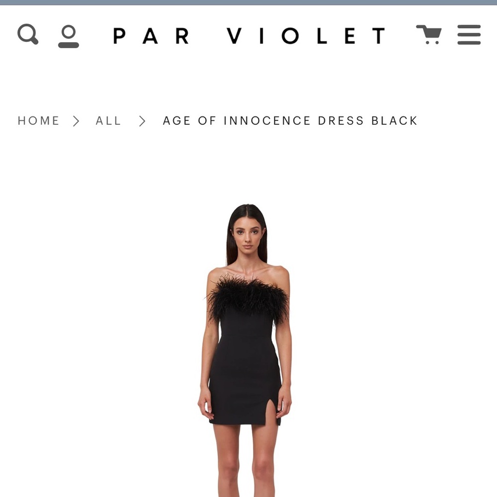 Par Violet age of innocence dress
